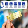 Brother P-touch Tze Label Tape, Glitter Gold, BRTTZEPR831G