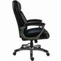 Lorell Sera High-Back Manager Chair, Black, LLR63270