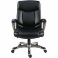 Lorell Sera High-Back Manager Chair, Black, LLR63270