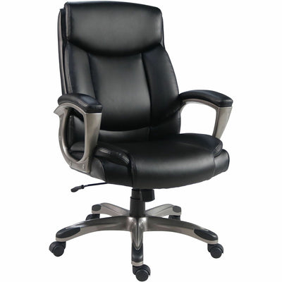 Lorell Sera High-Back Manager Chair, Black, LLR63270