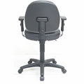 Lorell Millenia Series Pneumatic Adjustable Task Chair, Black, LLR80014