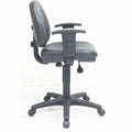 Lorell Millenia Series Pneumatic Adjustable Task Chair, Black, LLR80014