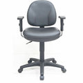 Lorell Millenia Series Pneumatic Adjustable Task Chair, Black, LLR80014