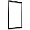 Deflecto Wall Mount Snap Frame, Black, DEF690001B