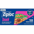 S. C. Johnson & Son Ziploc Snack Size Storage Bags, 108 / Box, SJN383215