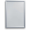 Deflecto Wall Mount Snap Frame, Silver, DEF690002S