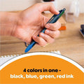 BIC 4-Colours-in-One Multifunction Ball Pen, 1 Dozen, BICMMS11AAST