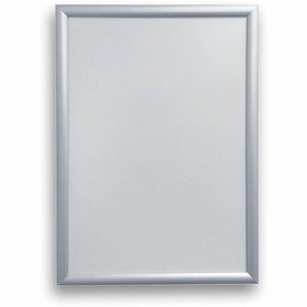 Deflecto Wall Mount Snap Frame, Silver, DEF690003S