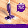 Procter & Gamble Swiffer WetJet Floor Cleaner, Purple, 4 / Carton, PGC77811CT