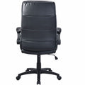 Lorell Colline High-Back Chair with Flip Arms, Black, LLR41853