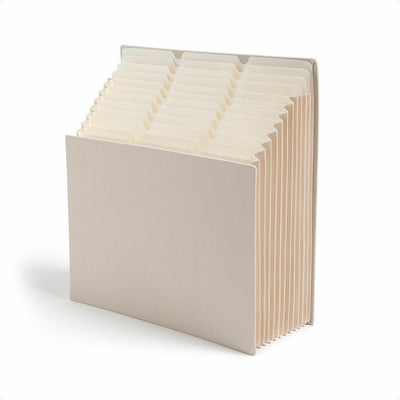 Smead Stadium 1/3 Tab Cut Letter Recycled Expanding File, Beige, 8 1/2" Width x 11" Length, SMD70226