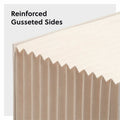 Smead Stadium 1/3 Tab Cut Letter Recycled Expanding File, Beige, 8 1/2" Width x 11" Length, SMD70226