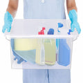 ERA Group Storex Plastic File Tote Storage Box, Clear, 1 Pack, STX61539U04C