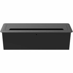 Lorell Power/Data Outlet, Black, LLR34005
