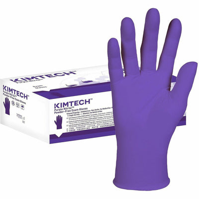 Ansell Kimtech Purple Nitrile Exam Gloves, 10 / Carton — view 1