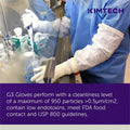Ansell Kimtech G3 NXT Nitrile Gloves, White, 10 / Carton, ANS62992