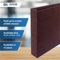 Davis Group of Premium 3-Up Business Checkbook Binder, Burgundy, DGC3UPAM08
