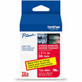 Brother Industries Brother Genuine P-touch TZeS661 BK on YL Label Tape, Strong Adhesive Lam., 36mmX8m, Yellow, BRTTZES661G