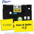 Brother Industries Brother Genuine P-touch TZeS661 BK on YL Label Tape, Strong Adhesive Lam., 36mmX8m, Yellow, BRTTZES661G