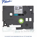 Brother Genuine P-touch TZe135 WHT on CLR Label Tape, Laminated, 12mmX8m, Clear, BRTTZE135G