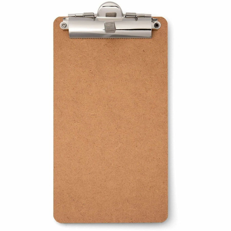 Officemate 83156 Receipt Clipboard, Portrait, Top Clip, 12pk, 9.3" x 5", Wood, 12 / Pack, OIC83156