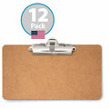 Officemate 83158 Receipt Clipboard, Side Clip, 12pk, Wood, 12 Pack, OIC83158