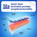Brother Genuine P-touch TZe161 BK on CLR Label Tape, Laminated, 36mmX8m, Clear, BRTTZE161G