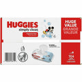 Kimberly-Clark Huggies SimplyClean Frag-Free Wipes, White, 64 / Pack, KCC53611