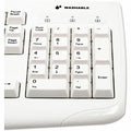 Kensington Computer Pro Fit Washable Antimicrobial Keyboard, White, KMW64406