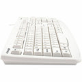 Kensington Computer Pro Fit Washable Antimicrobial Keyboard, White, KMW64406