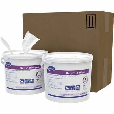 Diversey Care Oxivir Tb Disinfectant Cleaner Wipes, White, 4 / Carton, DVO5627427CT