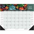 House of Doolittle Recycled Succulent/Cacti Desk Pad, Multi, 22", HOD121