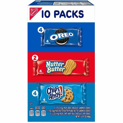 Mondelez Cookie Packs, 1 Box, MDZ07836