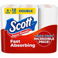 Kimberly-Clark Scott Choose-A-Sheet Paper Towels, White, 6 / Pack, KCC56668