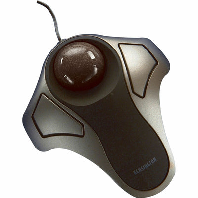 ACCO Kensington Stationary Orbit Optical Trackball, Silver, KMW64327