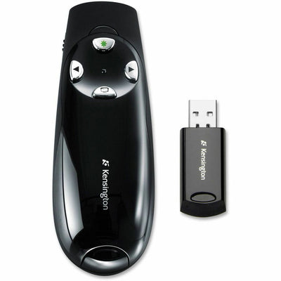 ACCO Kensington 72353 Wireless Pro Green Laser Pointer, Black, KMW72353