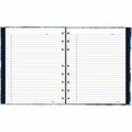 Dominion Blueline Blueline NotePro Notebook, Fashion Collection, 192 Pages, Midnight Floral, 9 1/4" x 7 1/4", REDA9C02