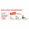 The Clorox Glad Medium Drawstring Trash Bags, White, 26 / Each, CLO79316