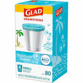 The Clorox Glad OdorShield Drawstring Trash Bags, White, 80 / Each, CLO79155