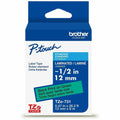 Brother Genuine P-touch TZe731 BK on GRN Label Tape, Laminated, 12mmX8m, Green, BRTTZE731G