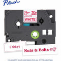 Brother Genuine P-touch TZe242 RD on WHT Label Tape, Laminated, 18mmX8m, White, BRTTZE242G