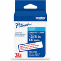 Brother Genuine P-touch TZe242 RD on WHT Label Tape, Laminated, 18mmX8m, White, BRTTZE242G