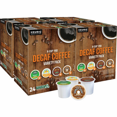 Keurig Dr Pepper . Green Mountain Coffee K-Cup Variety Sampler Decaf Coffee Pack, 4 / Carton, GMT9977CT