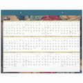 ACCO At-A-Glance Midnight Garden Monthly Desk Pad, 21 3/4", AAG1768704