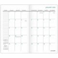 ACCO At-A-Glance Badge Floral Two-Year Monthly Planner, 3 1/2", AAG1753F021