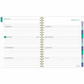 ACCO At-A-Glance BADGE Weekly/Monthly Planner, Purple, 8 1/2", AAG1753F905