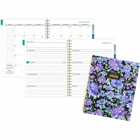 ACCO At-A-Glance BADGE Weekly/Monthly Planner, Purple, 8 1/2", AAG1753F905