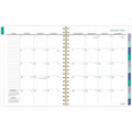 ACCO At-A-Glance BADGE Weekly/Monthly Planner, Purple, 8 1/2", AAG1753F905