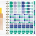 ACCO At-A-Glance BADGE Weekly/Monthly Planner, Purple, 8 1/2", AAG1753F905