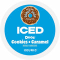 Keurig Dr Pepper . McCafe K-Cup Iced Duos Cookies & Caramel Coffee, 4 / Carton, GMT9881CT